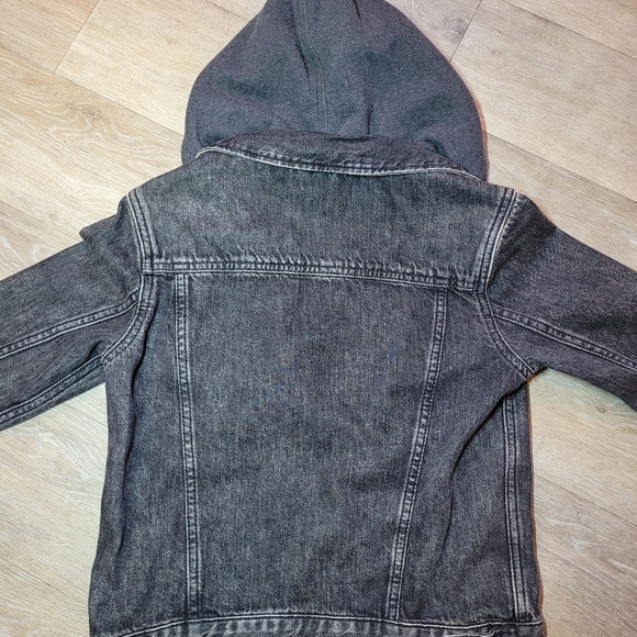 Boys Gap Denim Hooded Jacket Size Medium 8-9 - Picture 7 of 8